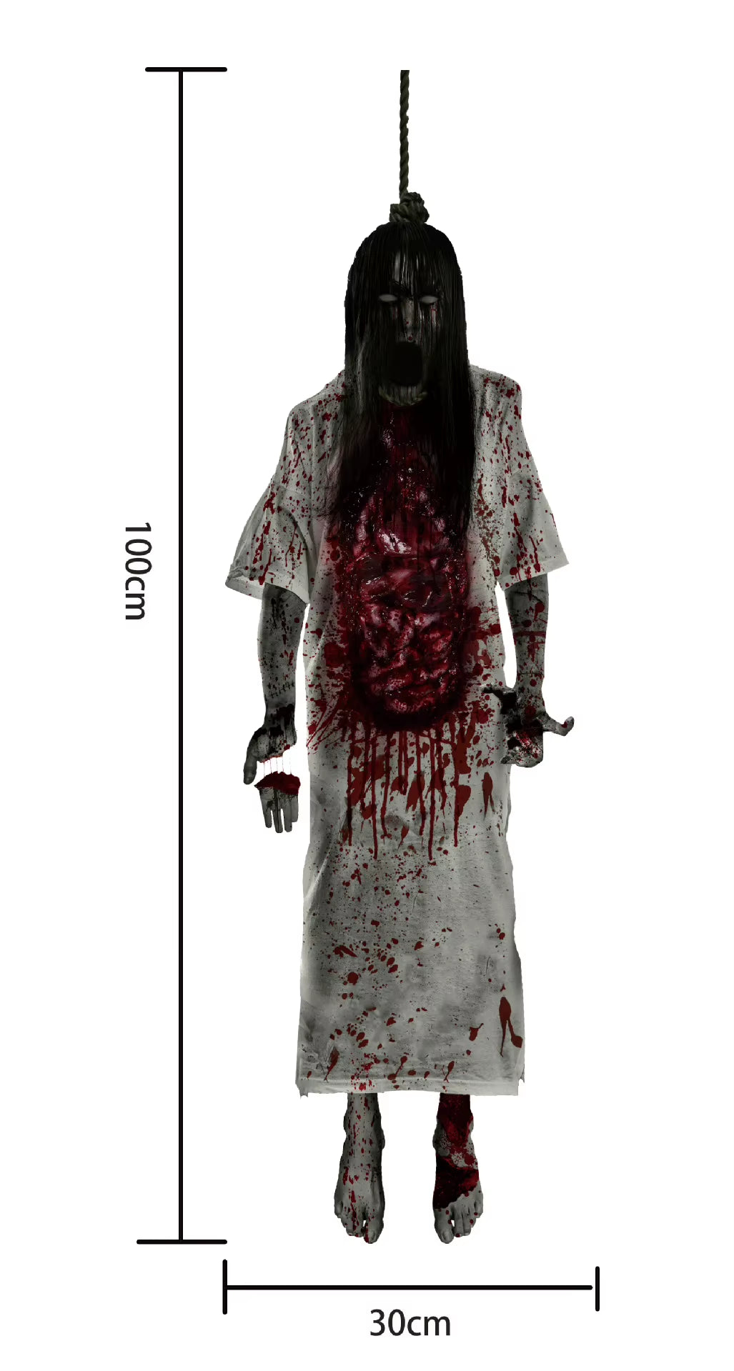 Halloween Skeleton Ghost Window Sticker Horror Female Ghost Window Clings Decals Bloody Skull Wall Sticker Halloween Party Decor