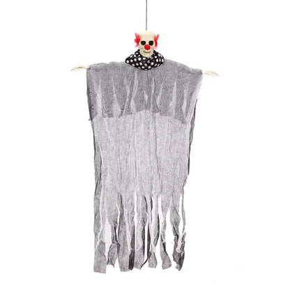 Hanging Halloween Skeletonghosts Decorations Grim Reapers for Halloween Outdoor Halloween Sound Control Light up Ghost